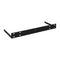 Wandschappen zwevend 2 st 90x23,5x3,8 cm MDF grijs