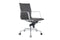 Feel Furniture - Luxe Executive bureaustoel van 100% rundleer - Hoge rugleuning – Donker grijs