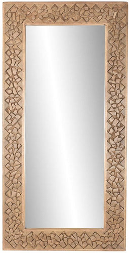 Home ESPRIT - Wandspiegel - Modern Boomstammen - Natuurlijk 91 X 5 X 183,5 CM