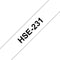 Labeltape krimpkous Brother Hse HSe-231 Tapekleur: Wit Tekstkleur:Zwart 11.7 mm 1.5 m