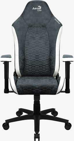FOTEL AEROCOOL CROWN AeroSuede STEEL BLUE