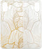 imoshion Hoesje Geschikt voor Nothing Phone (2) Hoesje Siliconen - imoshion Design hoesje - Meerkleurig / Golden Leaves Transparant