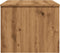 vidaXL - Salontafel - 80x50,5x41,5 - cm - bewerkt - hout - artisanaal - eikenkleurig