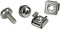 StarTech CABSCREWM52 - Montagekit - 100 Stuks M5 Montageschroeven en Plaatmoeren - Zilver (100 stuks)