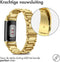 imoshion Fitbit Charge 6/5 - Stalen horlogeband met vlindersluiting - Goud