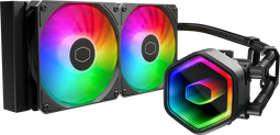 Cooler Master MasterLiquid 240 Core II - Vloeistofkoeling Kit - 240mm radiator - Zwart