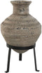 Vaas Home ESPRIT Zwart Beige Metaal Magnesium 28 x 28 x 47 cm