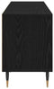 vidaXL - TV-kast - Zwart - Eiken - 150x30x44,5 - cm - Geëngineerd - Hout