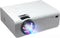 Belesy® Beamer Projector M34 Wit – Full HD Support – Projectie 30 tot 200 inch – 3.800 Lumen – Contrast 10.000:1 – 1 Miljard Kleuren - Beamers - Cadeau - WK 2022 - Moederdag