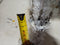 vidaXL - Kunstkerstboom - met - scharnieren - en - standaard - 120 - cm - wit