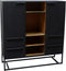 Sabah Kast - Zwart Naturel Mango - 120 x 180