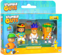 Boti Stumble Guys Actiefiguren Cleopatra, Sensei Firefist, Cerial Killer, 3st.