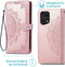 imoshion Hoesje Geschikt voor Oppo Find X5 Pro 5G Hoesje Met Pasjeshouder - imoshion Mandala Bookcase - Rosé Goud