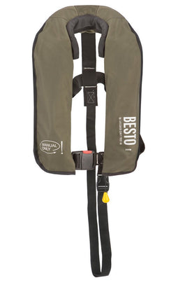 Besto Fisherman 165N - Reddingsvest - Handbediening - Groen