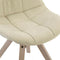 Keukenstoel Dekodonia Polyester Katoen Hout (47 x 55 x 85 cm)