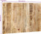 vidaXL - Hoofdbord - 120 - cm - massief - ruw - mangohout