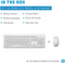 HP 230 - Draadloze muis- en toetsenbordcombo - Stil chiclet-toetsenbord en 2,4 GHz verbinding - Wit