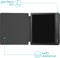 imoshion E-reader Hoesje - Geschikt voor Kobo Libra H2O - Design Slim Hard Case Sleepcover Bookcase met stand - Black Graphic