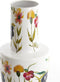 Light&living Vaas deco Ø28x55 cm YVOTA wit+bloemen print