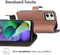 iMoshion Hoesje Geschikt voor Motorola Moto G54 Hoesje Met Pasjeshouder - iMoshion Luxe Bookcase - Bruin