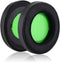 Oorkussens Geschikt Voor Razer Kraken Pro V2 / Chroma V2 Koptelefoon - 2 Stuks - Met Noise Cancelling - Zacht Memory Foam - Eiwitleer - Groen