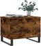 vidaXL - Salontafel - 60x44,5x45 - cm - bewerkt - hout - gerookt - eikenkleurig