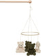 Jollein Baby Mobiel Teddy Bear - Boxmobiel - Bevestigbaar aan box of ledikant - Leaf Green/Naturel