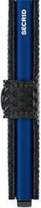 Secrid miniwallet special edition - Cubic - Zwart - Blauw