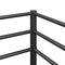 vidaXL - Stapelbed - zonder - matras - 100x190 - cm - staal - zwart