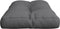 vidaXL - Palletkussen - 80x40x12 - cm - stof - antracietkleurig