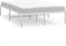 vidaXL - Bedframe - metaal - wit - 120x190 - cm