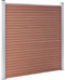 vidaXL - Schutting - 180x186 - cm - HKC - bruin