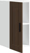vidaXL - Keukenwandkast - Porto - bewerkt - hout - bruin - eikenkleur