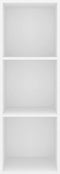 vidaXL - Tv-wandmeubel - 37x37x107 - cm - spaanplaat - wit