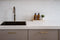 MOOISA - Dienblad - Marmer Tray Beige 15x30cm - rond marmer dienblad - vierkant marmer dienblad - decoratie schaal - tapasplank - serveerplank