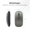 Trendfield Draadloze Muis - Oplaadbare Ergonomische Muis met Stille Klik - Bluetooth - Space Grey
