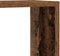 vidaXL - Wandplank - Set - van - 2 - Oude - hout - Engineered - hout - 80 - x - 15 - x - 26 - cm