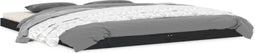 vidaXL - Bedframe - massief - grenenhout - zwart - 180x200 - cm