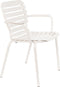 Zuiver Vondel Tuinstoel - Beige - Armleuning - 2 stuks
