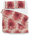 Zo!Home Gillian - Dekbedovertrek - Eenpersoons - 140x200/220 cm + 1 kussensloop 60x70 cm - Red