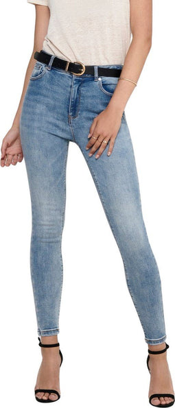ONLY ONLMILA HW SK ANK DNM BJ13502-1 NOOS - Dames Jeans - Maat W28 X L30 - Denim