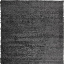 vidaXL - Vloerkleed - PAMPLONA - shaggy - hoogpolig - 120x120 - cm - antraciet