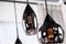Hanglamp Villa 5-lichts - Smoke glas | BY-OLAF