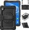 imoshion Tablet Hoes - Geschikt voor Lenovo Tab M10 Plus, Lenovo Tab M10 FHD Plus - Tablet Cover met schouderstrap - Zwart