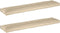 vidaXL - Ligbedkussens - voor - Bank - 2 - stuks - Beige - 180x40x8 - cm - Oxford - Stof