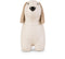 Zuny boekensteun dashond white/brown
