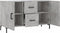 vidaXL - Dressoir - 100x36x60 - cm - bewerkt - hout - betongrijs