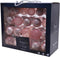 Kerstballen set 42-delig | glas | poederroze | diverse maten
