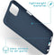 iMoshion Hoesje Geschikt voor Oppo A73 (5G) Hoesje Siliconen - iMoshion Color Backcover - Donkerblauw