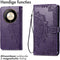 iMoshion Hoesje Geschikt voor Honor Magic 6 Lite Hoesje Met Pasjeshouder - iMoshion Mandala Bookcase - Paars